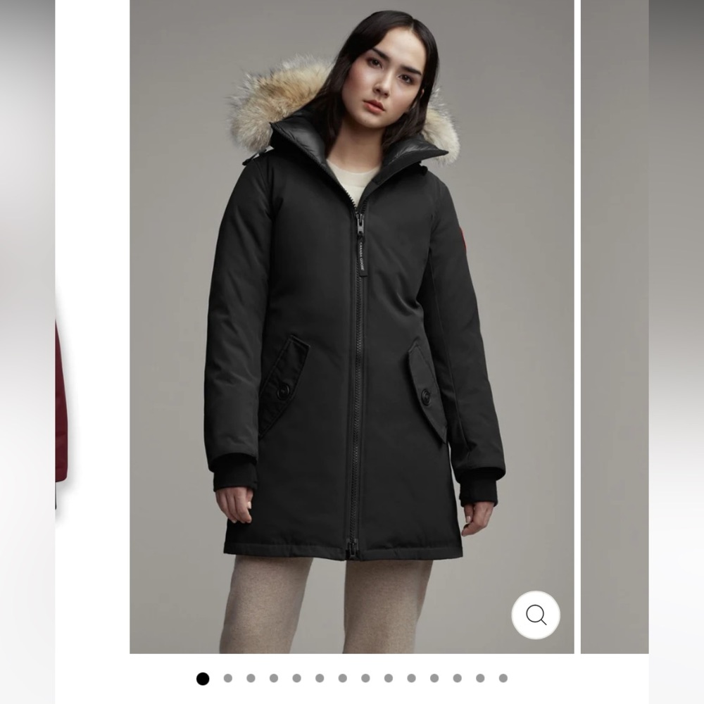 NWT CANADA GOOSE ROSEMONT PARKA SMALL BLK-SOLD